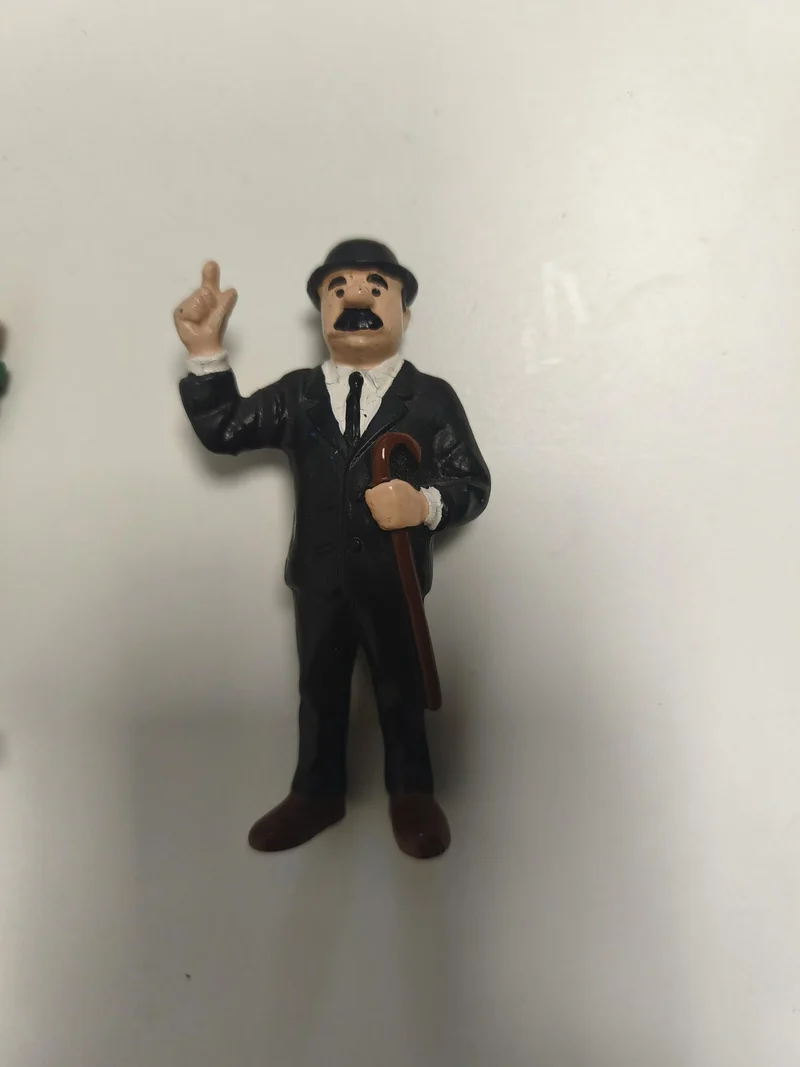 Figurine Tintin vintage ancienne, personnage collection rétro, objet décoratif r