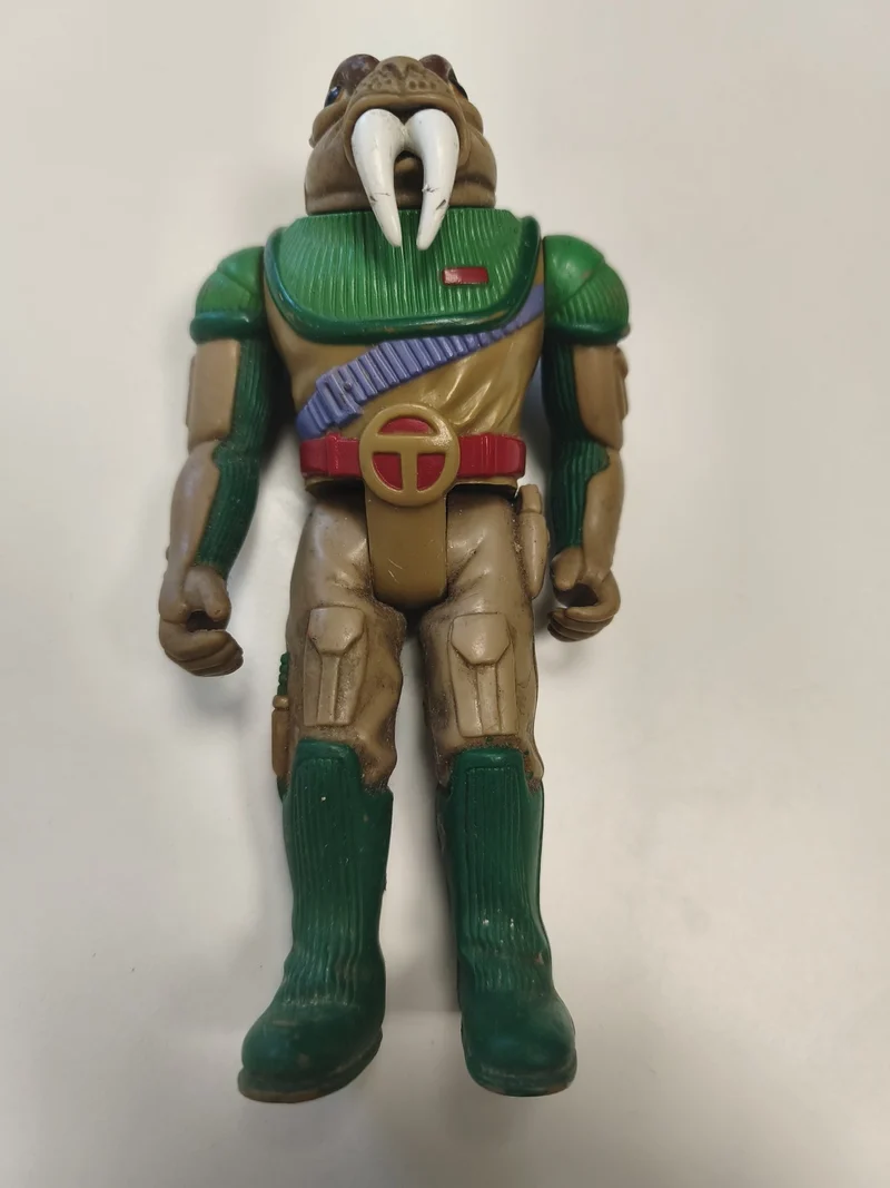 Figurine Thundercats Telepix 1985 T-Wolf Tuska Warrior Walrus Man articulée