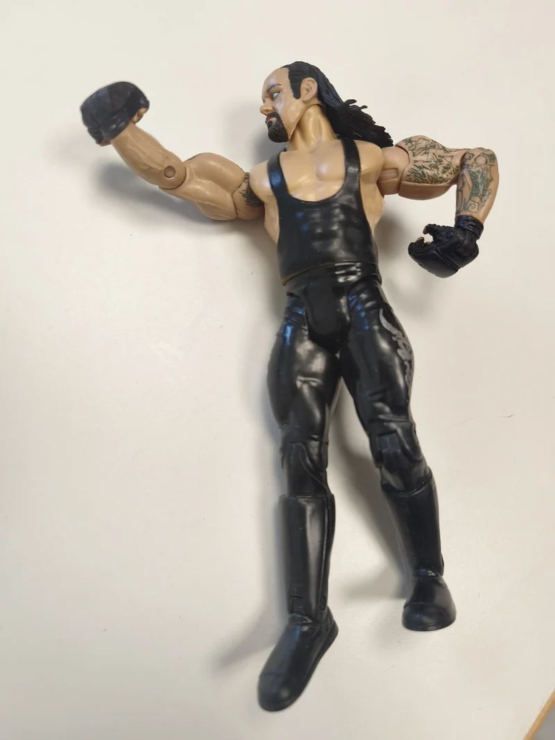 Figurine WWE The Undertaker 2003 Jakks Pacific catch lutteur articulé d?occasion