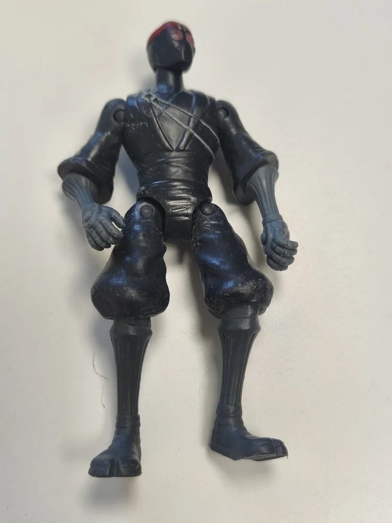 Figurine Foot Clan Soldier TMNT Viacom 2012 Tortues Ninja articulée d'occasion