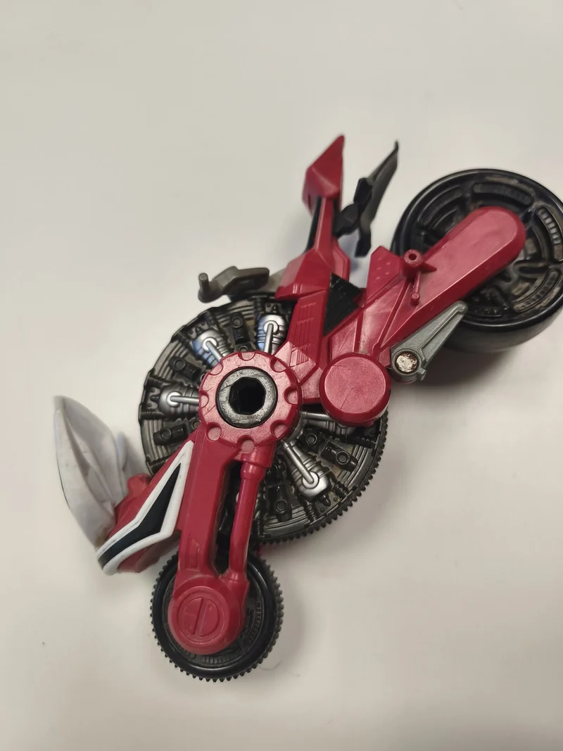 Power Rangers Super Samurai Moto Zord Rouge Disc Bike Maker figurine d'occasion