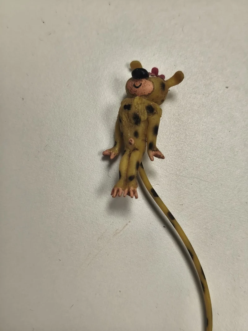 Figurine ancienne Marsupilami rétro vintage pour collectionneur ou décoration