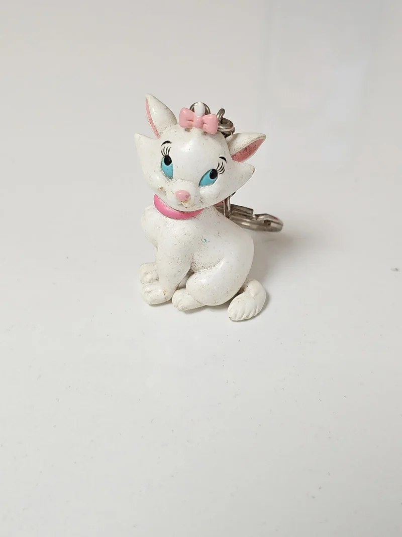 Figurine rétro Disney Aristochats Marie ancienne collection vintage décor enfant