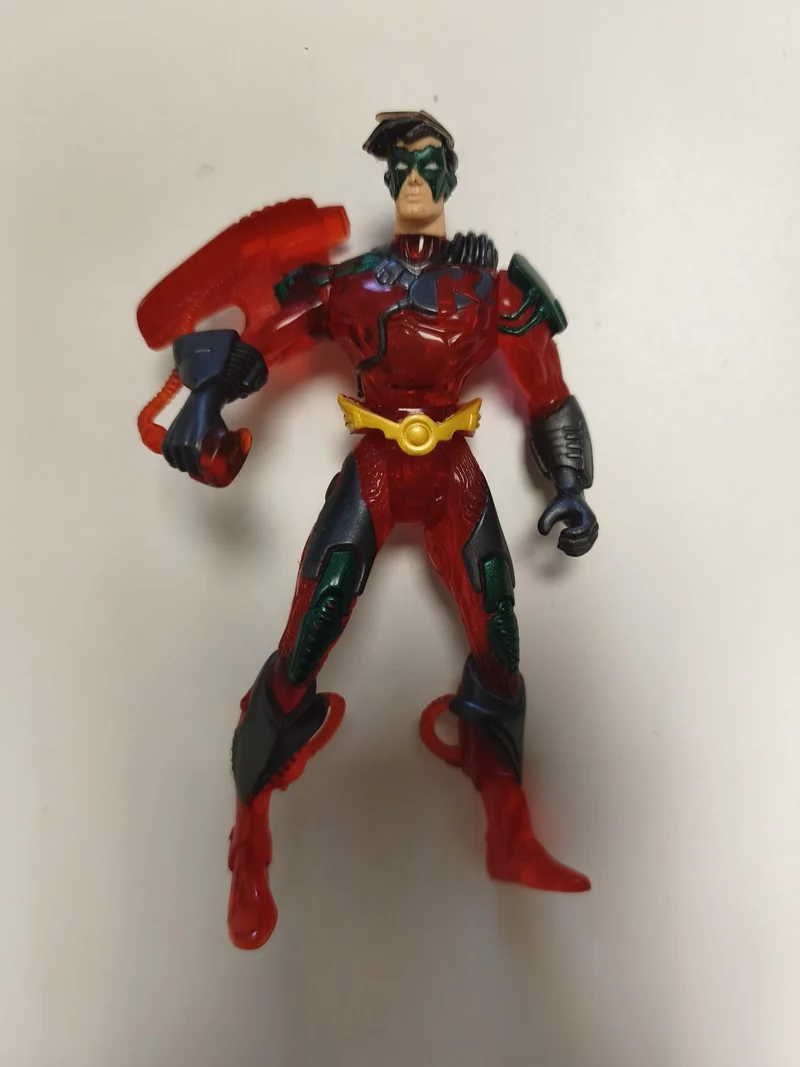 Figurine Hasbro Batman Beyond 1999 Batlink Firewall Robin articulée DC Comics