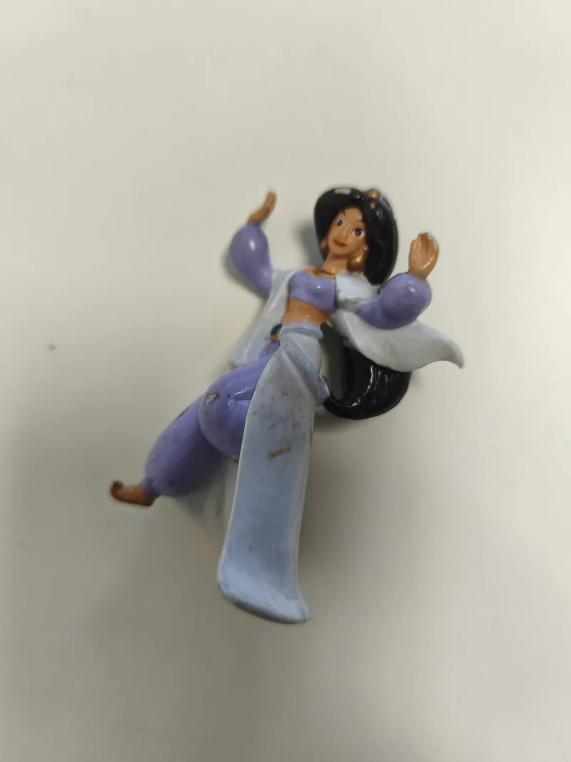 Figurine Disney Jasmine rétro ancienne, collection vintage, objet rare occasion