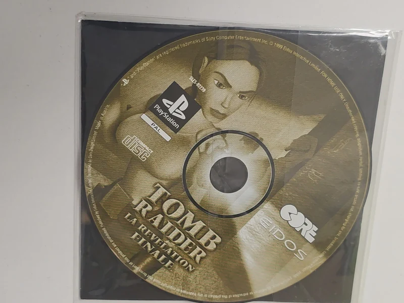 Jeu PS1 Tomb Raider avec CD et notice - Jeu d'aventure sur Playstation d'occasio