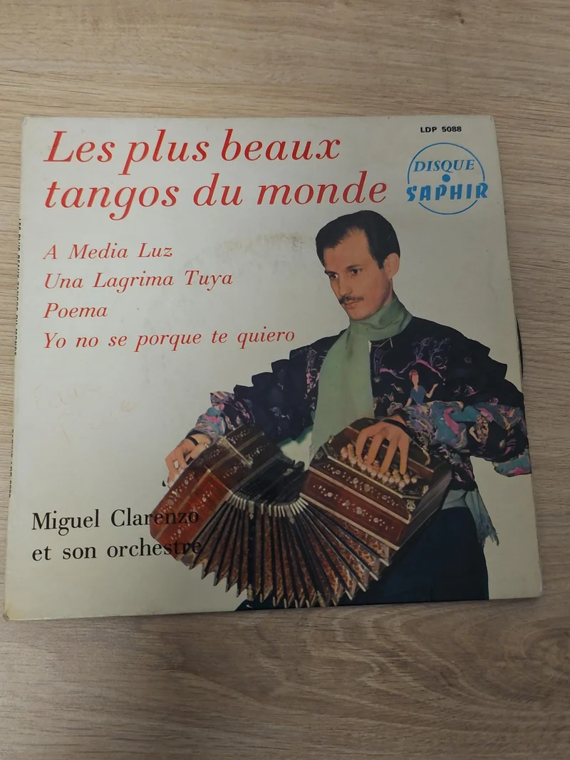 Vinyle 45 tours rétro Miguel Clarenzo ancien disque collection musique vintage