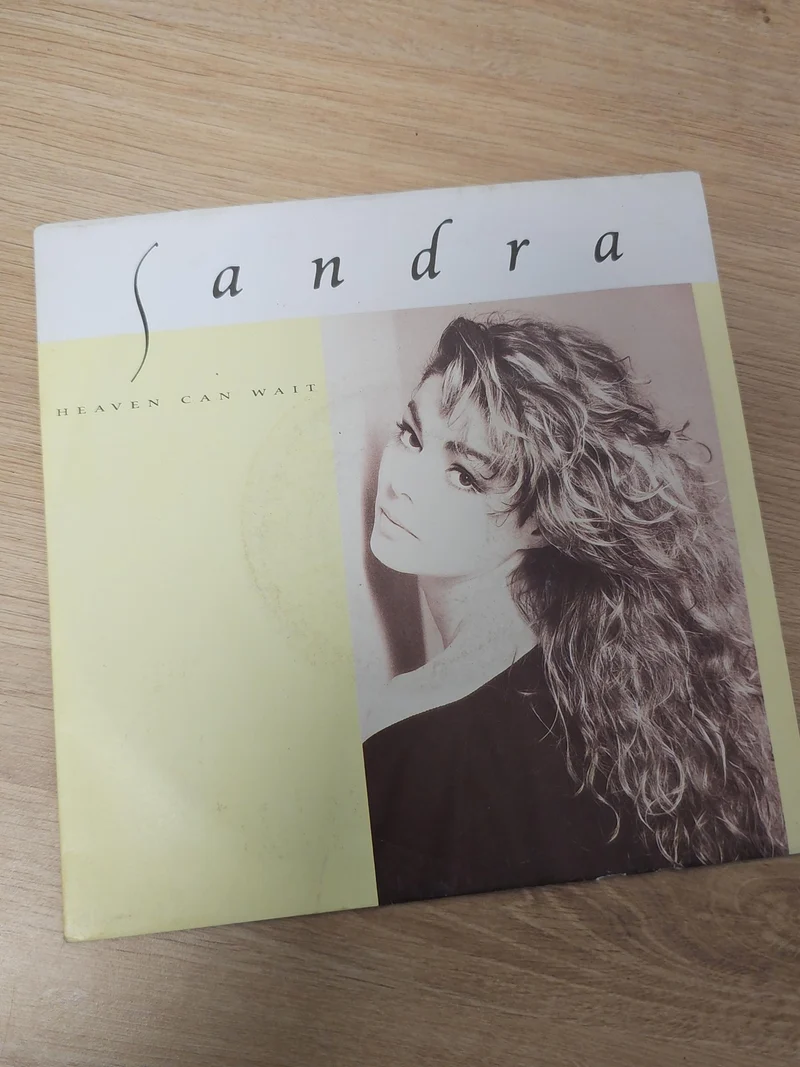 Vintage 45 tours Sandra disque vinyle ancien collection rétro pop années 80