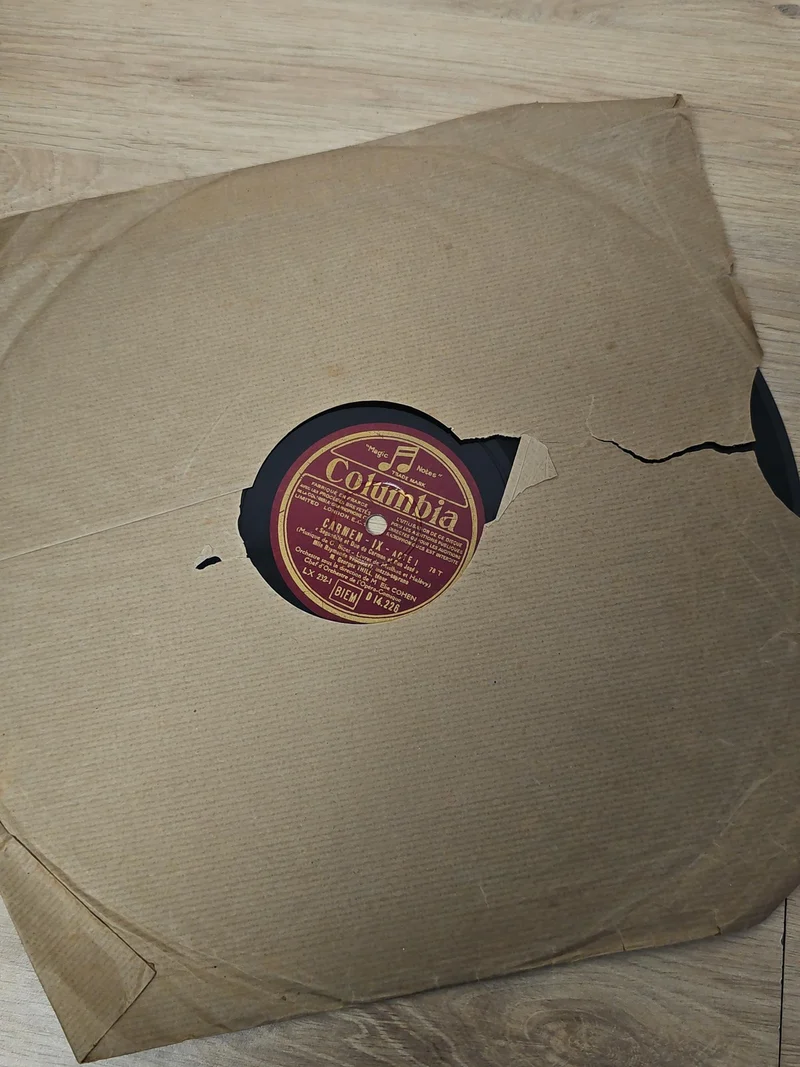 Vinyle 33 tours rétro ancien, disque vintage collection musique occasion rare