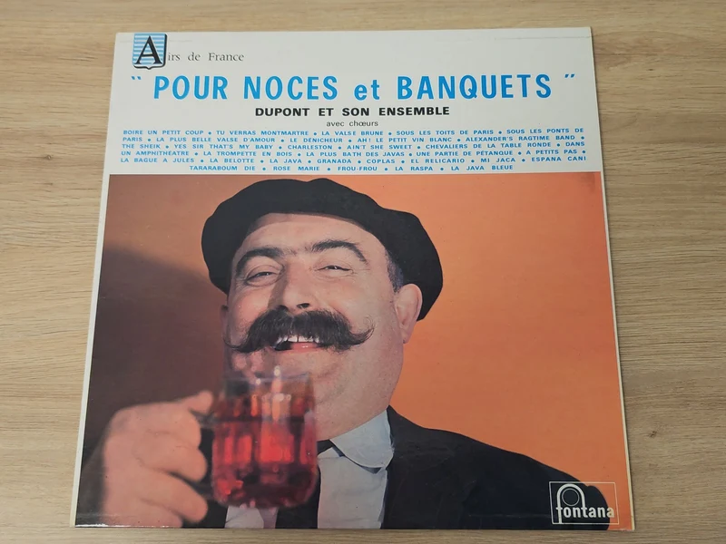 Vinyle 33 tours rétro ancien pour noces banquets musique d'ambiance collection