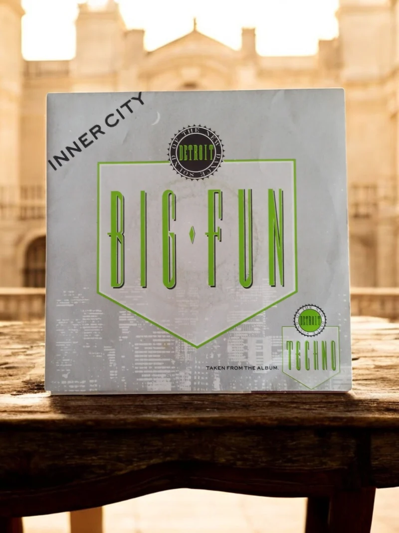 Vinyle 45T Inner City Big Fun Detroit Techno vintage maxi single