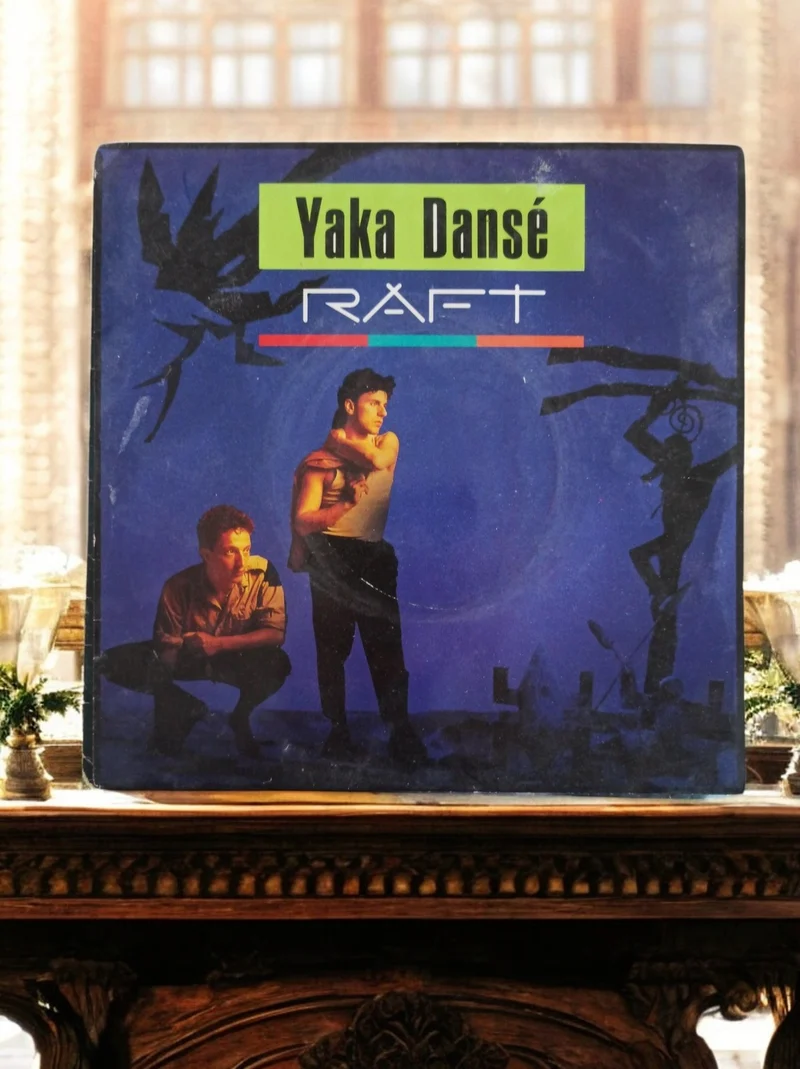 Vinyle 45T Raft Yaka Dansé pochette bleue vintage années 80 maxi single