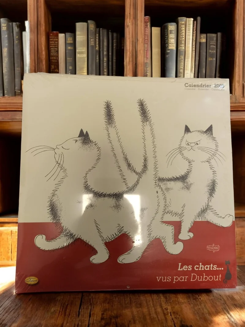 Calendrier 2009 Les chats vus par Dubout Clouet neuf, édition rare collection