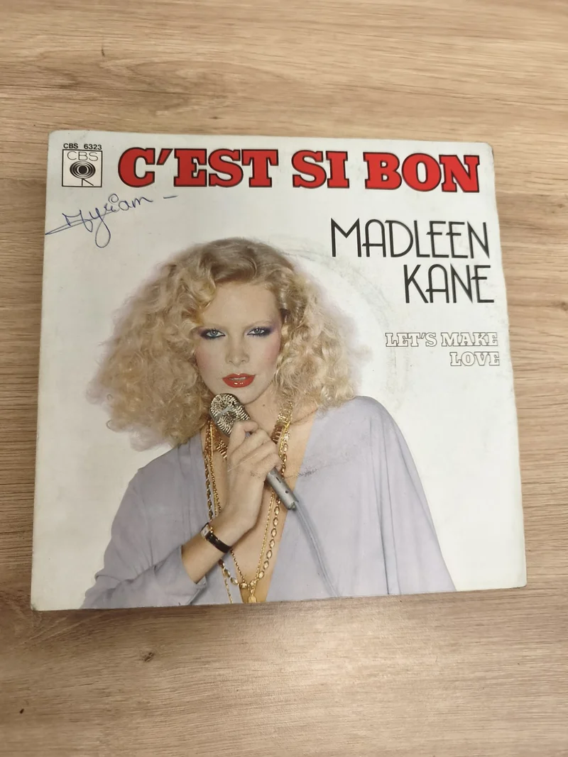 Vinyle 45 tours Madleen Kane C?est Si Bon / Let?s Make Love pochette CBS 6323