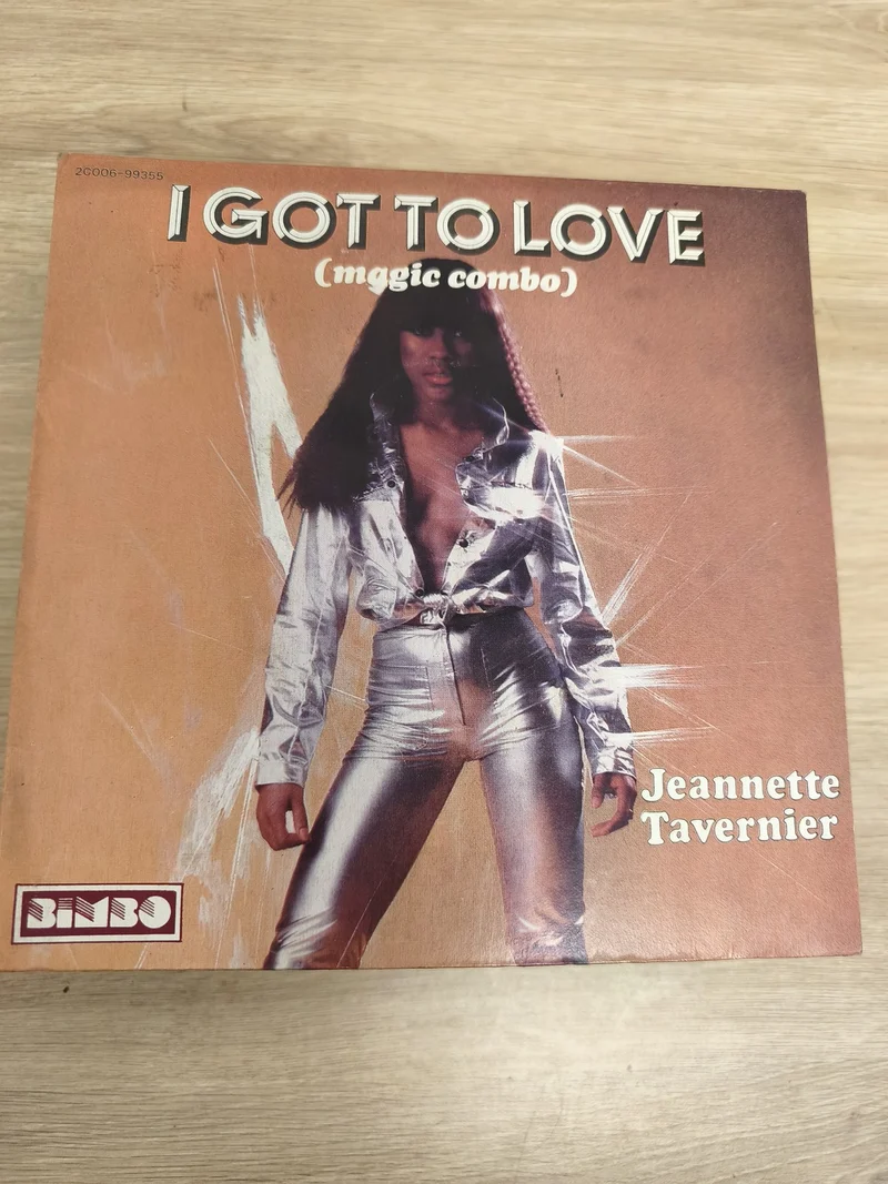 Vinyle 45T Jeannette Tavernier I Got To Love (Magic Combo) pochette couleur