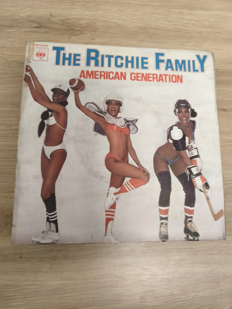 Vinyle 45 tours The Ritchie Family American Generation pochette illustrée