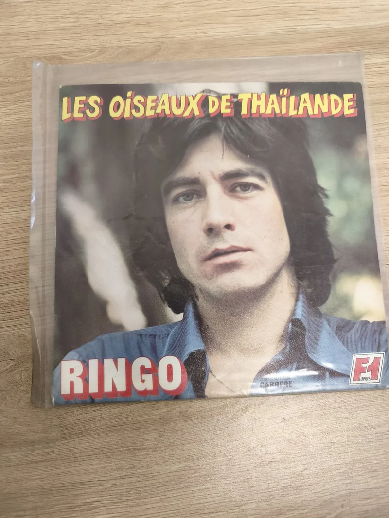 Vinyle 45 tours Ringo Les Oiseaux de Thaïlande pochette couleur (Ref 6)
