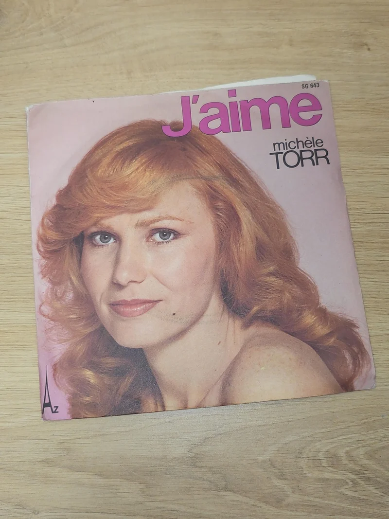 Vinyle 45 tours ancien rétro Michele Torr disque vintage collection musique fran