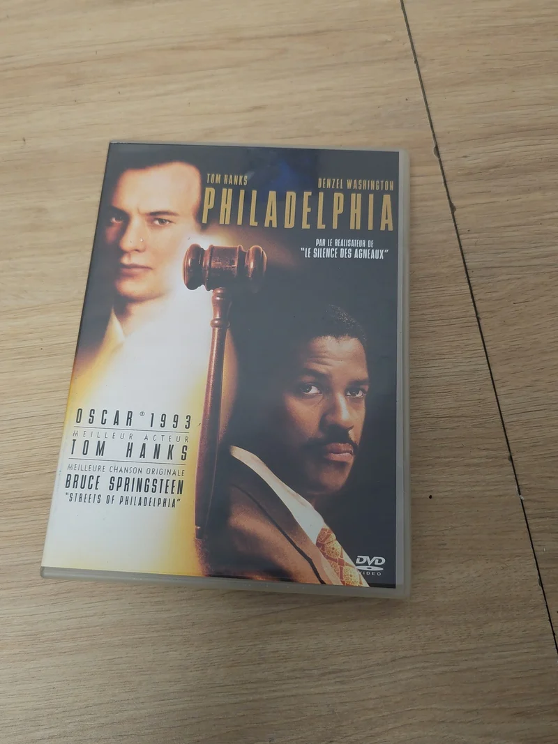 DVD Philadelphia film drame Tom Hanks Denzel Washington version française occasi