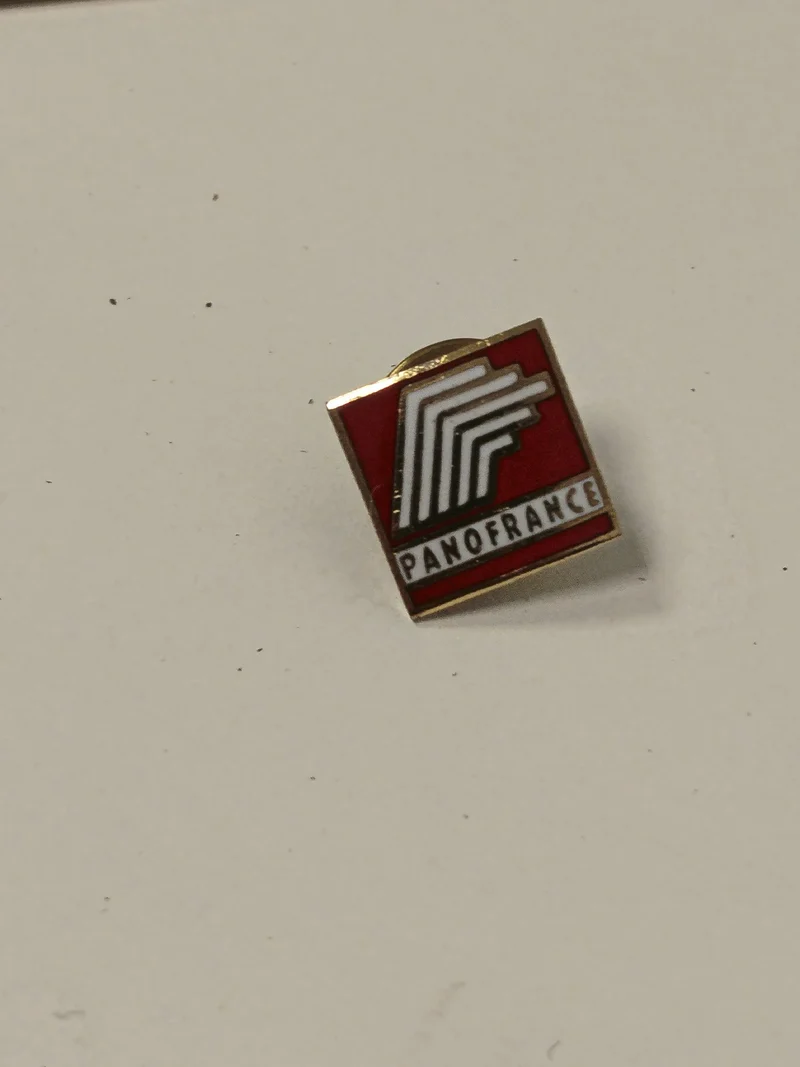 Pin's ancien Panofrance rétro, badge publicitaire vintage collection années 80 9