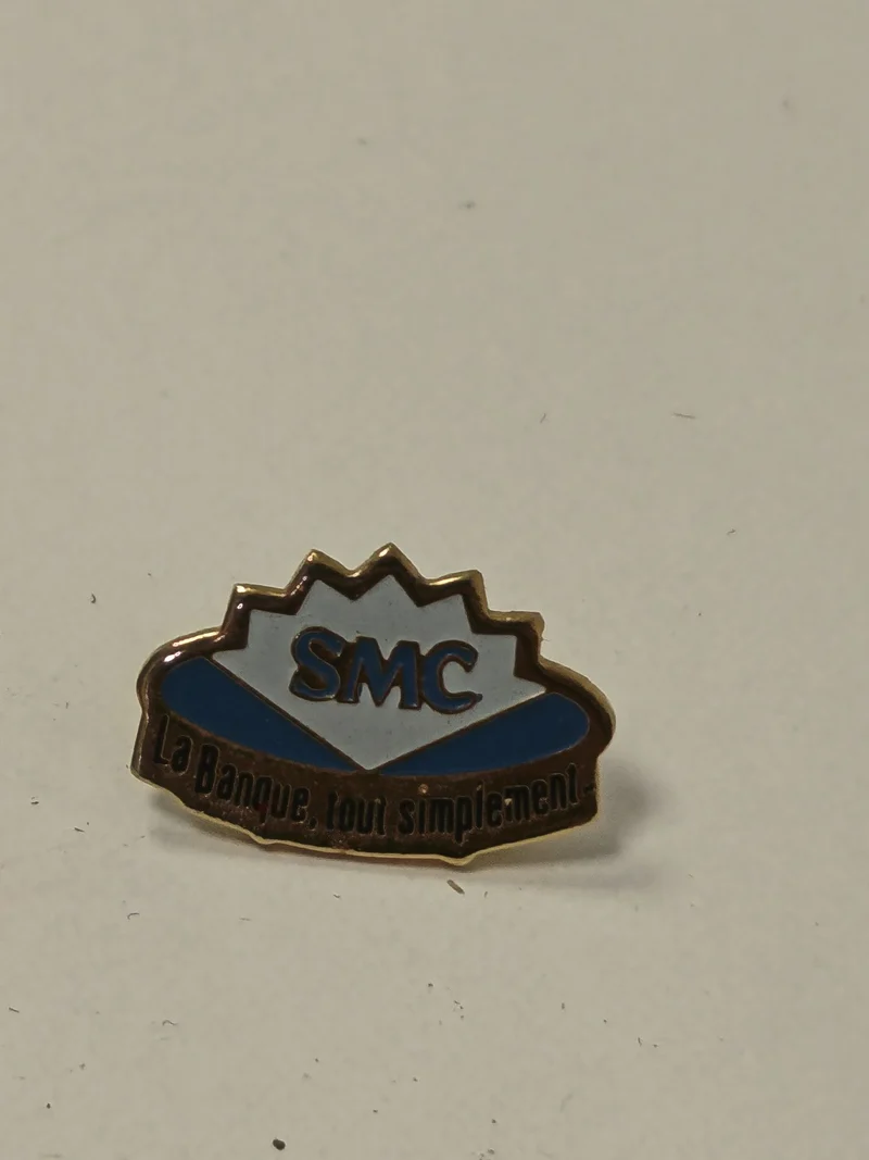 Pin's ancien SMC vintage rétro collection badge broche années 80 90 rare