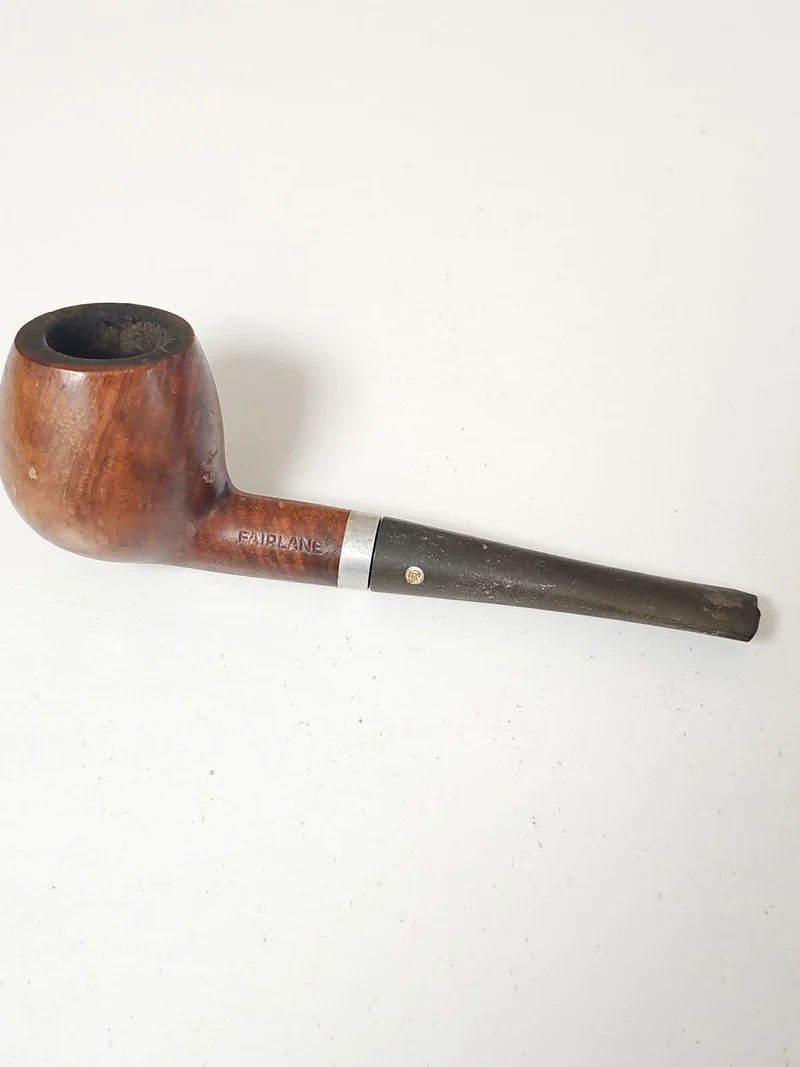 Pipe ancienne en bruyère Saint-Claude vintage, collection fumeur rétro France