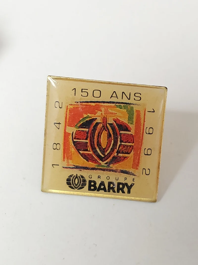 Pin's rétro ancien Cacao Barry collection vintage badge publicitaire rare