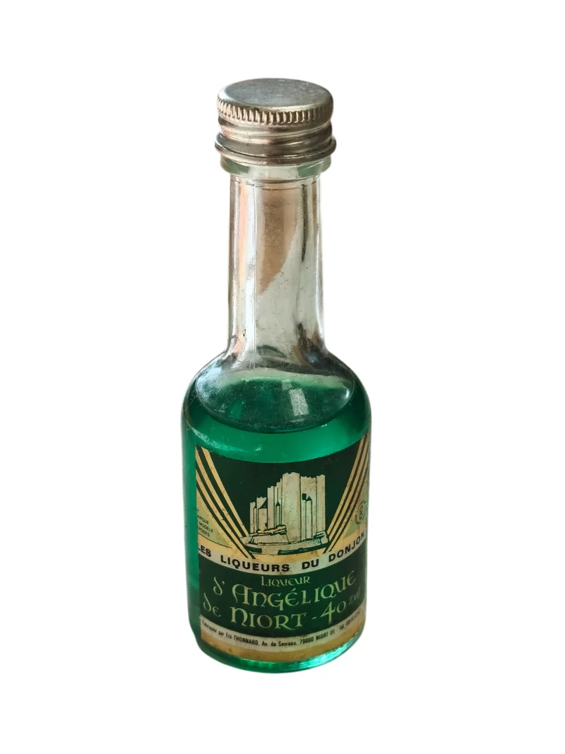 Vintage mignonnette ancienne d?alcool ? flacon rétro collection décor bar