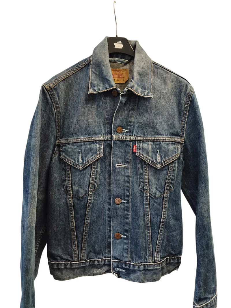 Blouson vintage homme Levi's en jean taille S, veste ancienne rétro collection