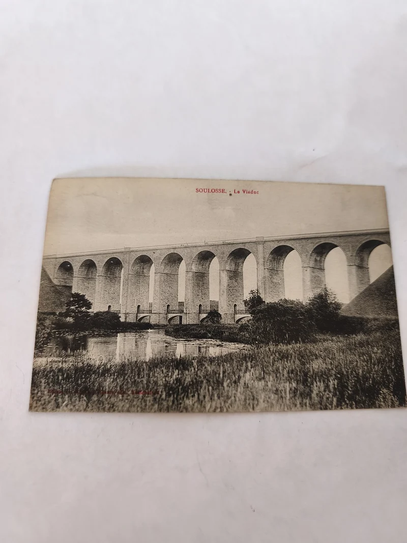 Carte postale ancienne Soulois vintage collection rétro France rare