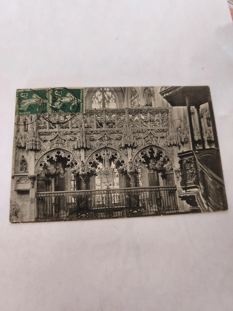 Carte postale vintage ancien Palais de Versailles France collection rétro déco