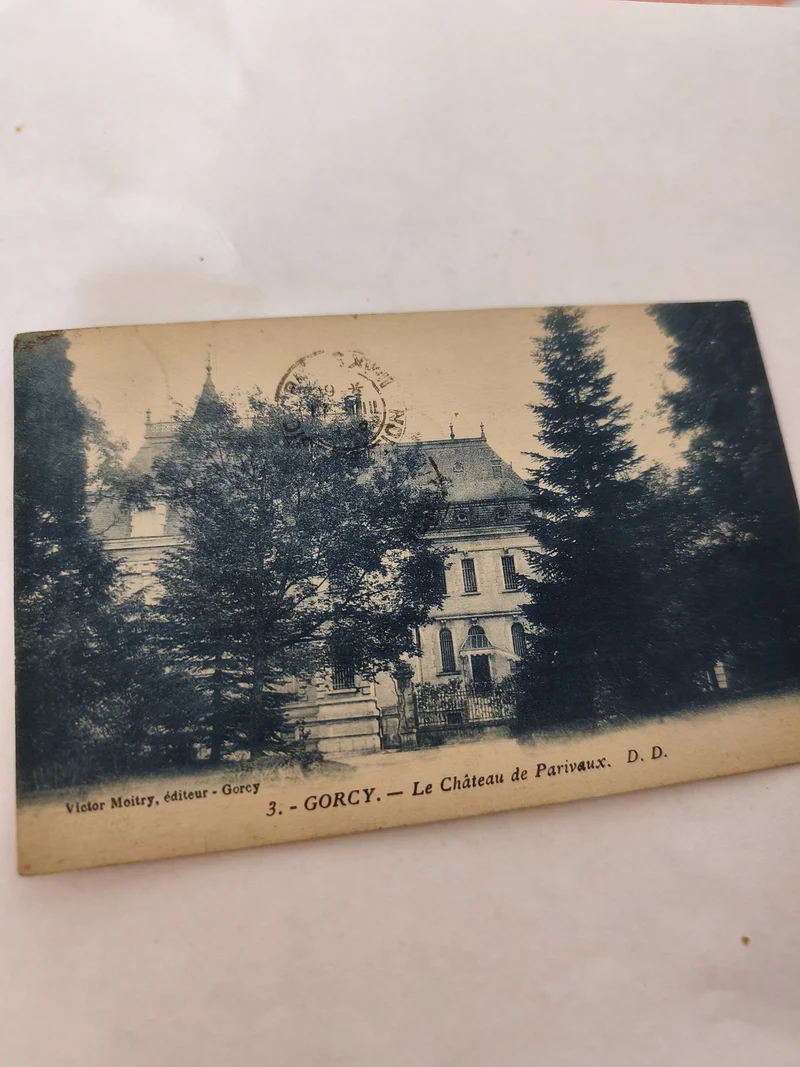 Carte postale ancienne Gorcy vintage, collection rétro France, correspondance an