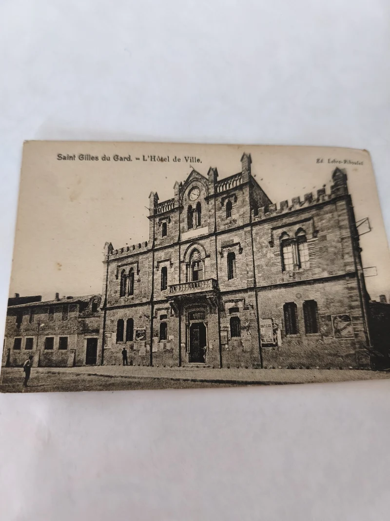 Carte postale vintage ancienne Saint-Gilles du Gard collection rétro France