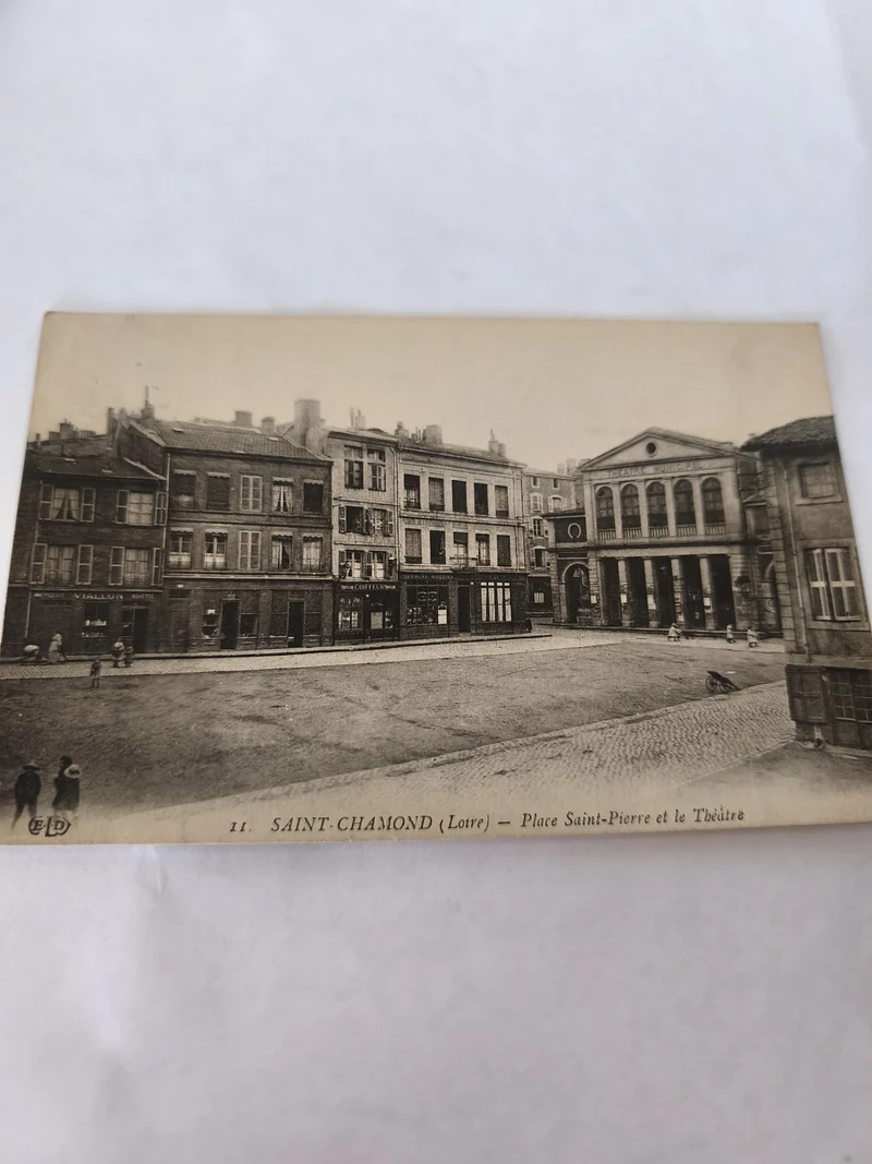 Carte postale ancienne vintage Saint-Chamond, collection rétro France