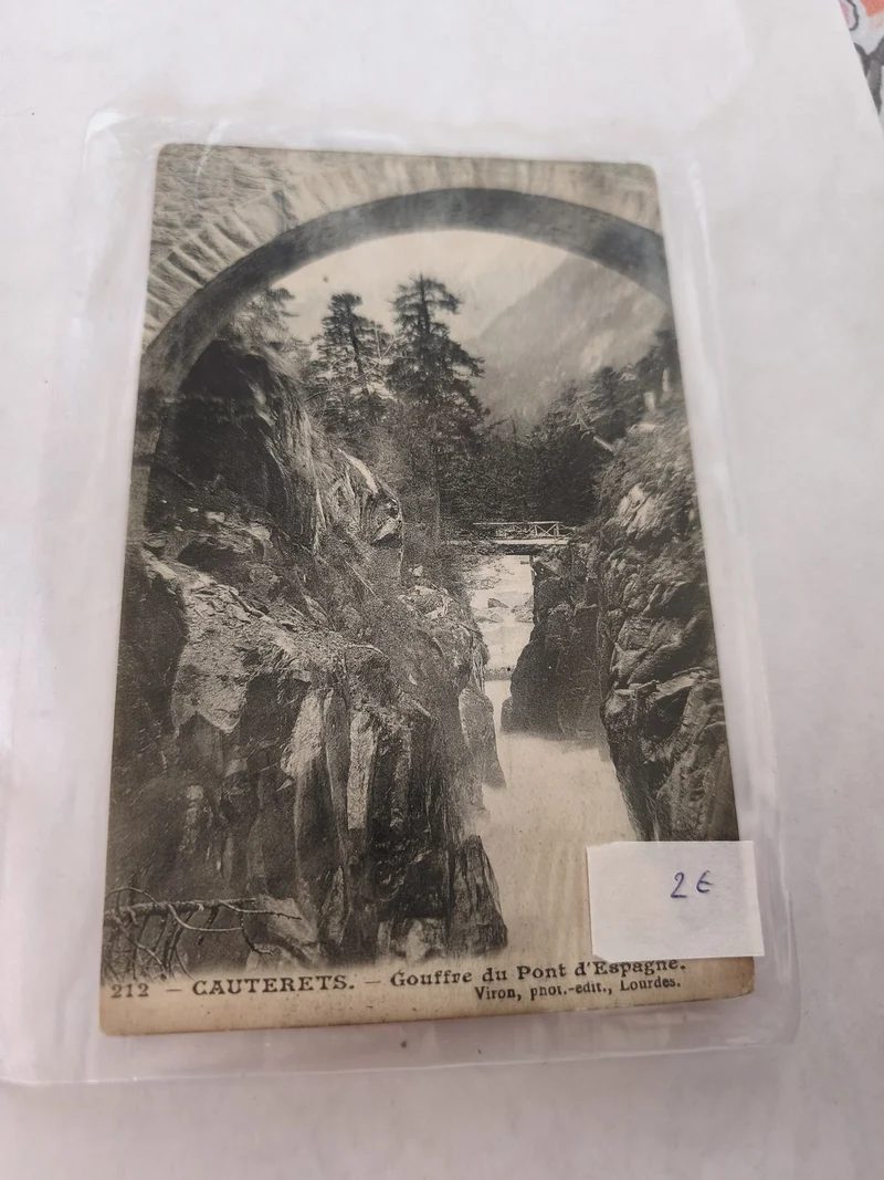 Carte postale ancienne vintage de Cauterets Pyrénées collection rétro France