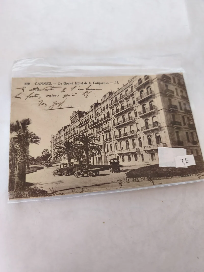 Carte postale ancienne vintage Cannes rétro collection France Côte d?Azur