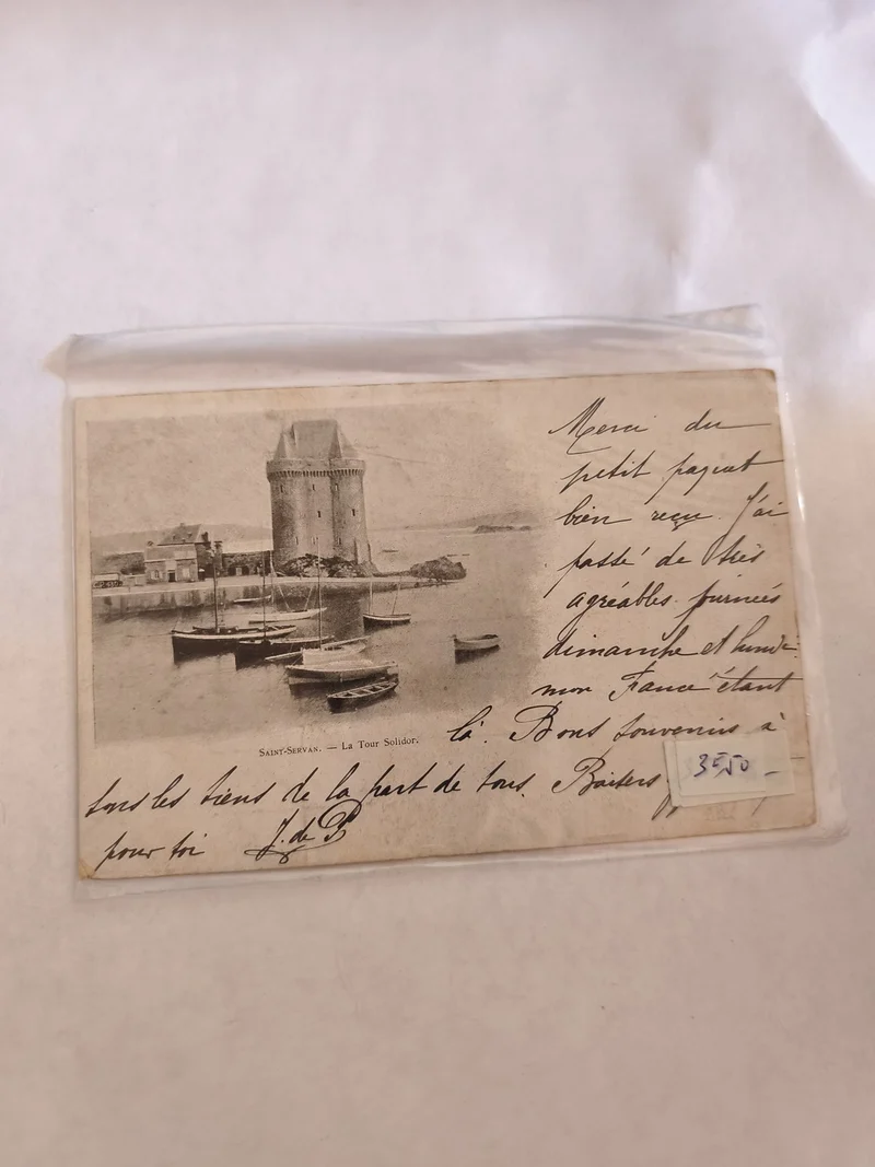 Carte postale ancienne vintage Saint-Servan, rétro collection France paysage