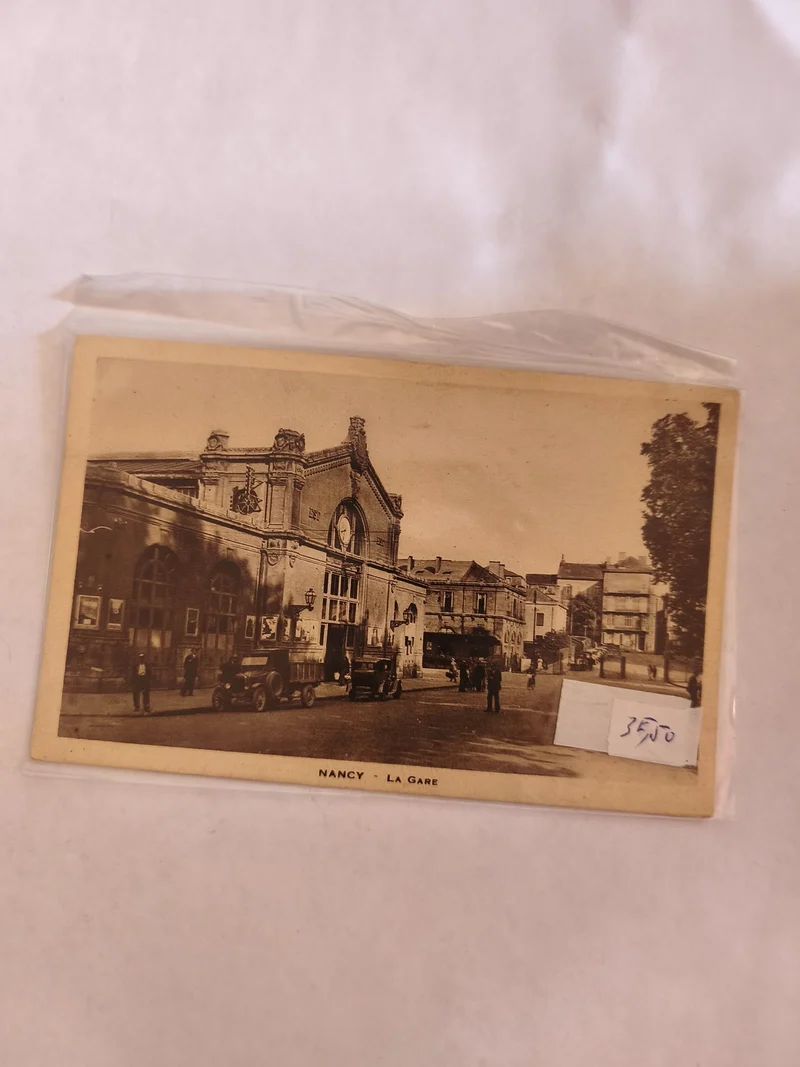 Carte postale ancienne vintage de Nancy, rétro collection France Lorraine