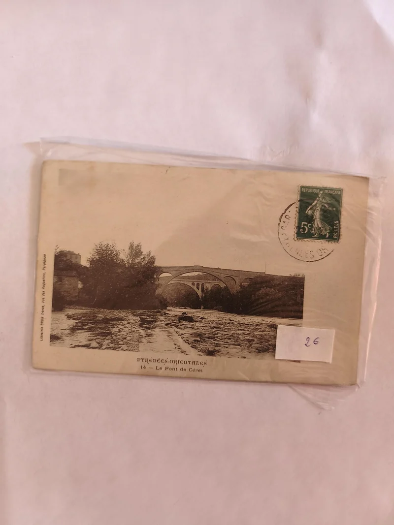 Carte postale ancienne vintage Pyrénées Orientales rétro collection France