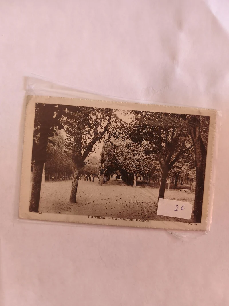 Carte postale ancienne vintage Poitiers collection rétro France illustrée