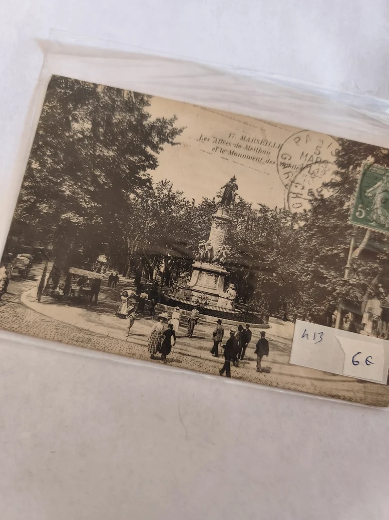 Carte postale ancienne Marseille vintage rétro collection France Provençal