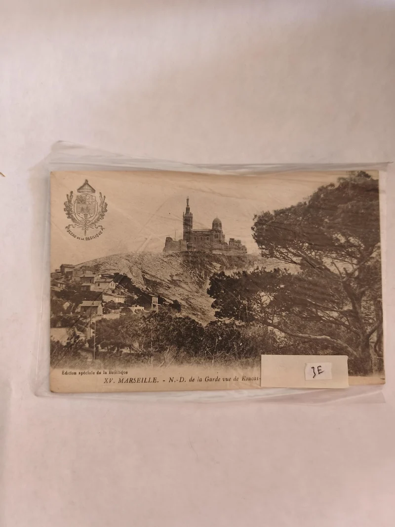 Carte postale ancienne vintage Marseille vue rétro pour collection philatélie