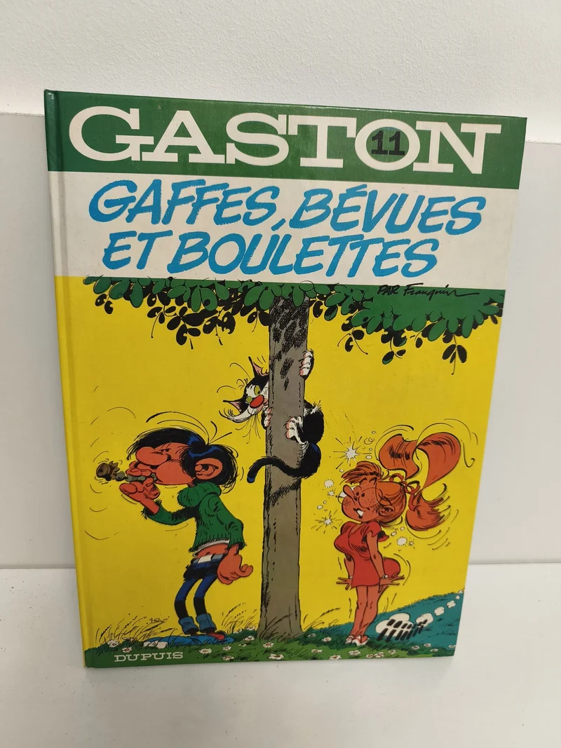 Vintage BD Gaston édition originale 1977 ancien album rétro collection Spirou