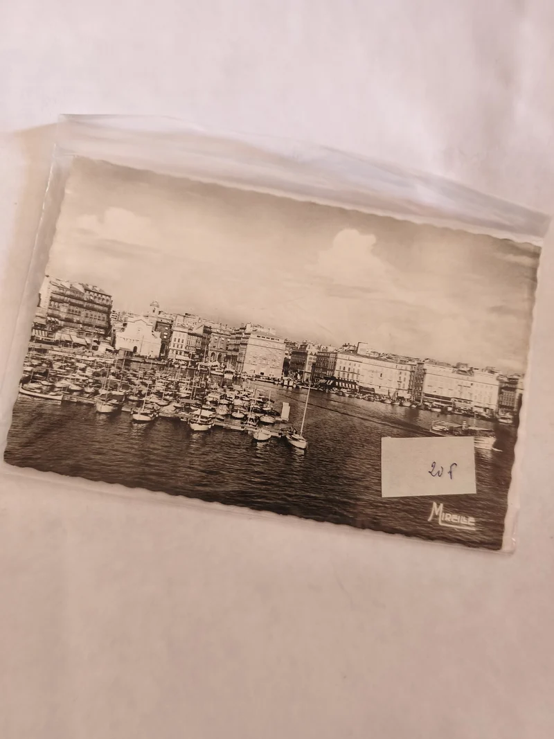 Carte postale ancienne vintage Marseille collection rétro France authenticité