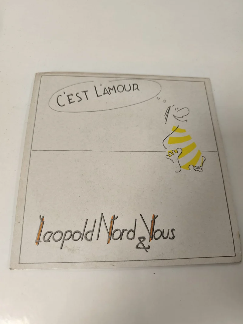 Vinyle 45 tours rétro Léopold Nord, disque ancien, collection musique française