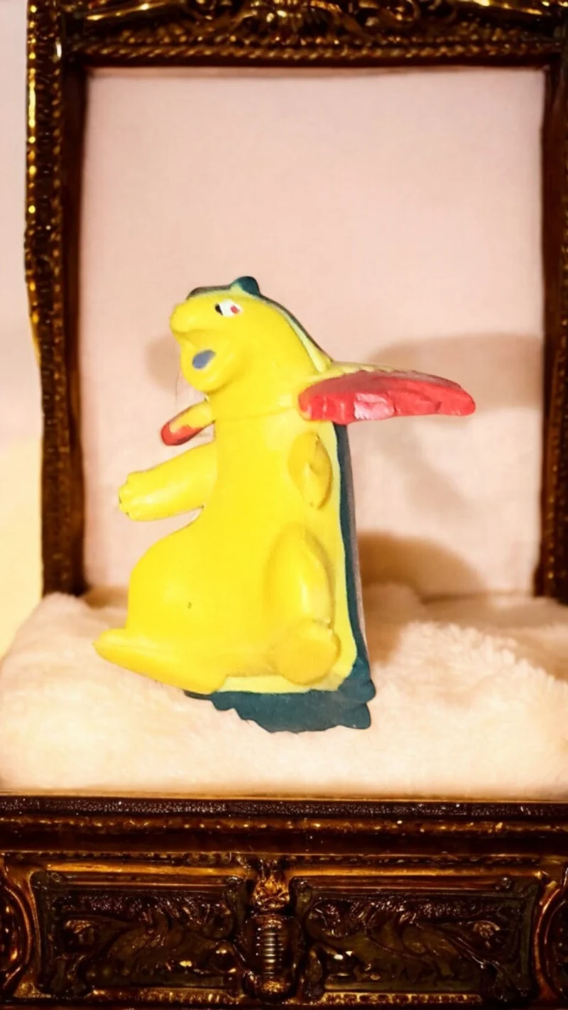 Figurine Pokémon Typhlosion PVC jaune rouge 2005 2006 R LW