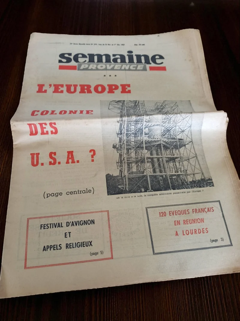 Ancien magazine Semaine Provence vintage rétro collection presse régionale