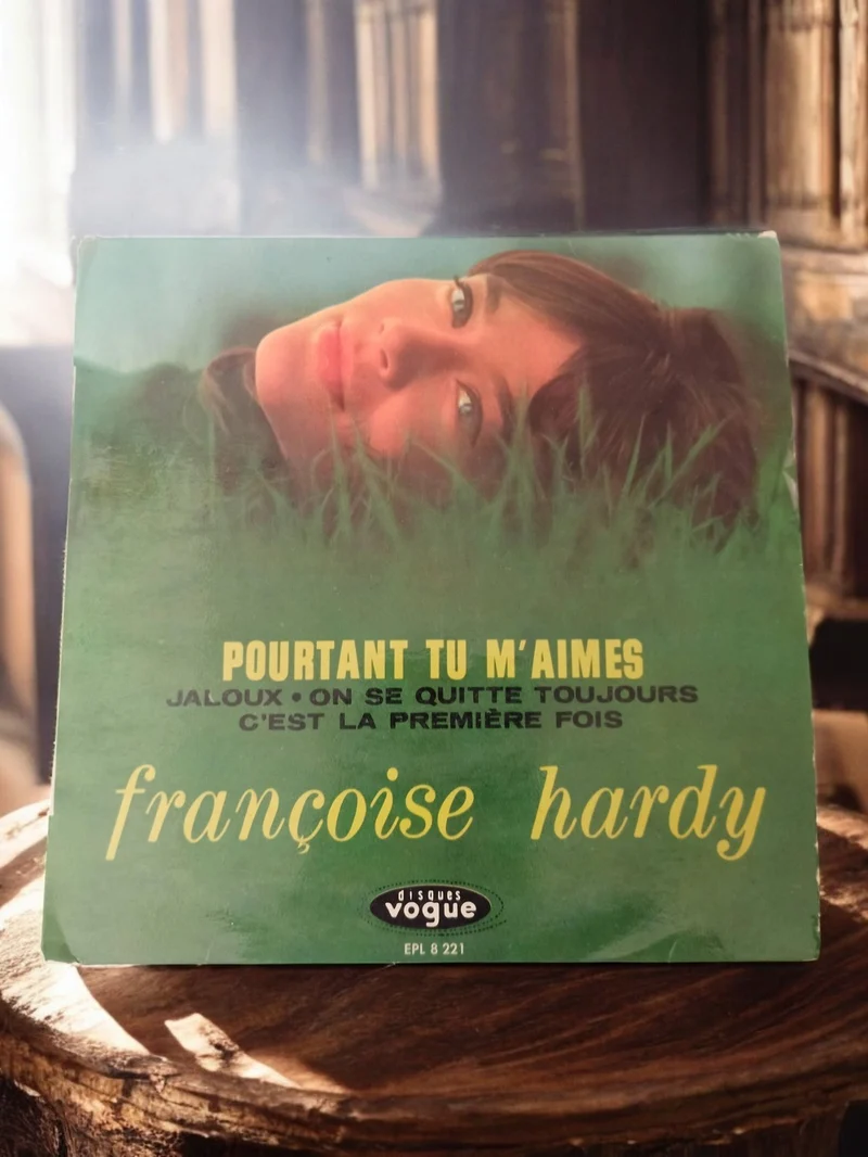 Vinyle 45T Françoise Hardy Disques Vogue EPL 8221 ancien vintage chanson françai