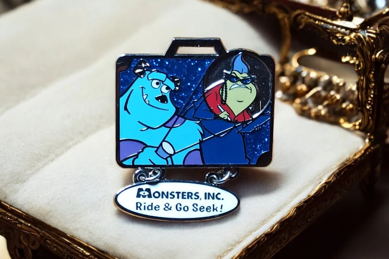 Pin's Monsters Inc Tokyo Disneyland Ride & Go Seek Disney rare