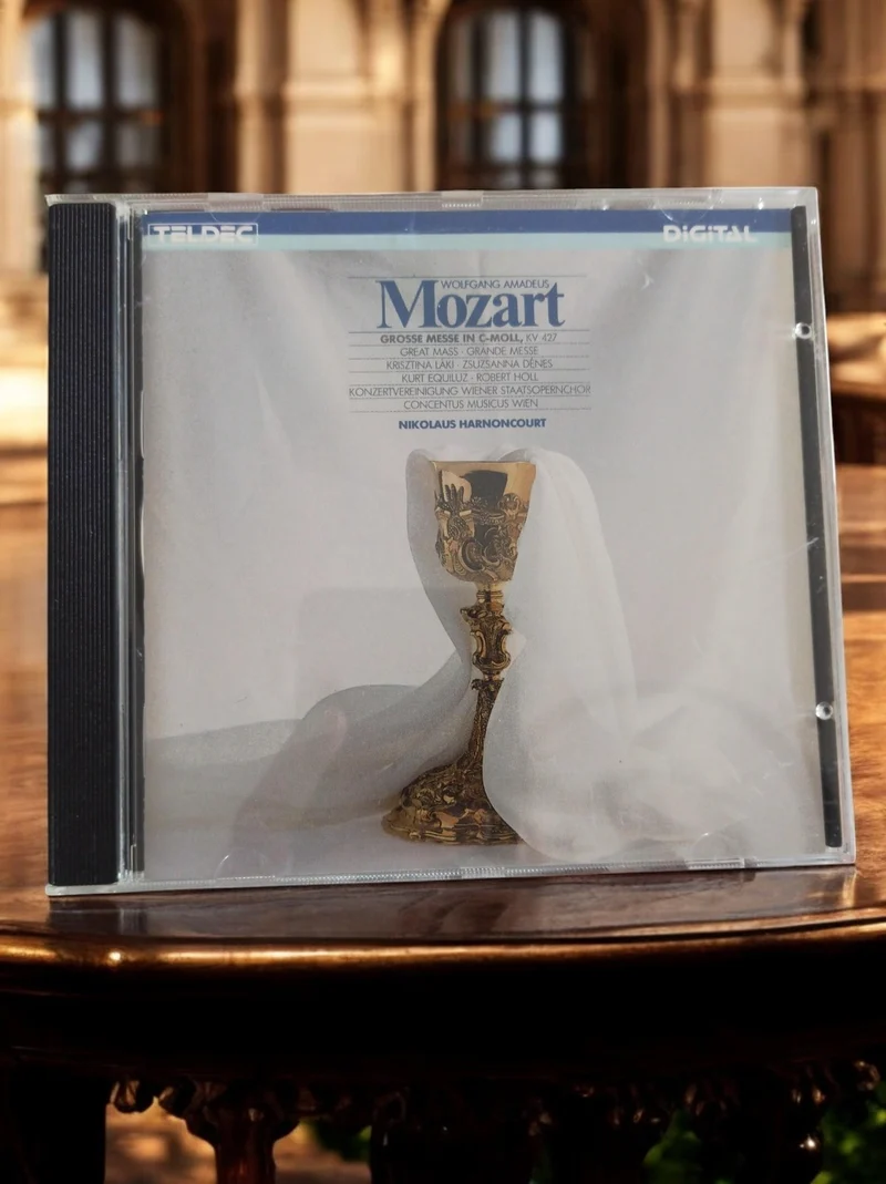 CD Mozart Grosse Messe KV 427 TELDEC Digital Harnoncourt Classique Vintage